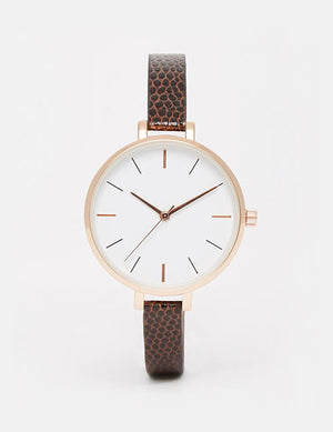 London Leather Strap Watch